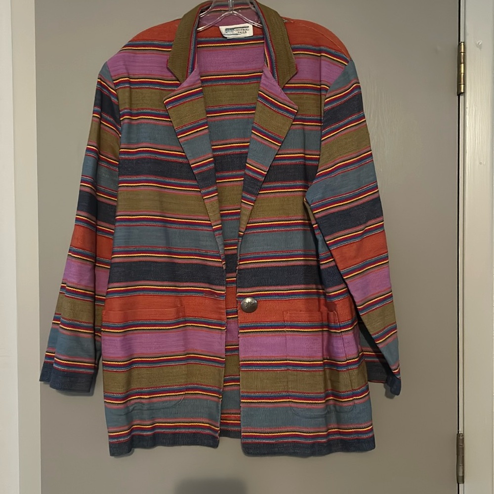 Vintage serape blazer